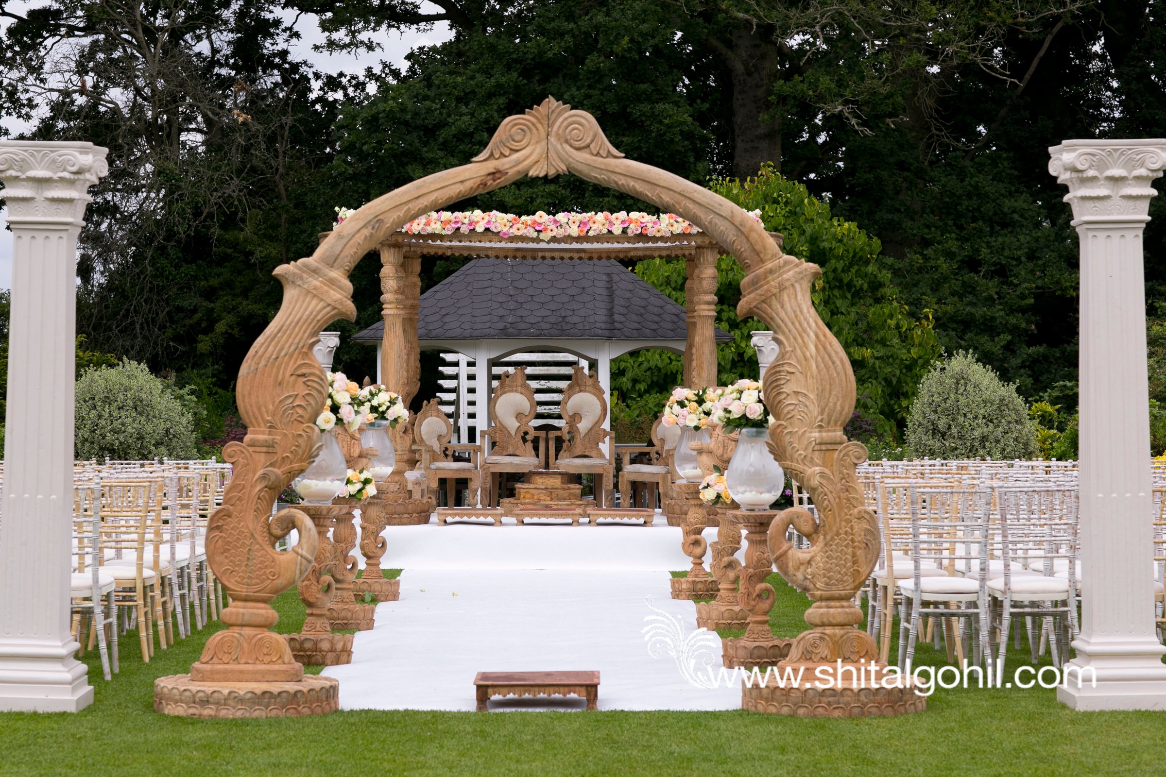 Peacock Mandap - Gayatri Weddings & Events